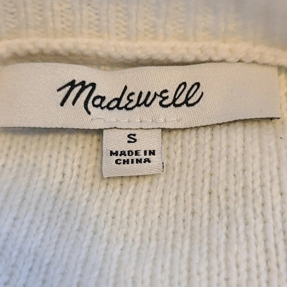 Madewell Fringe Jacquard Embroidered Sweater S - Picture 5 of 8